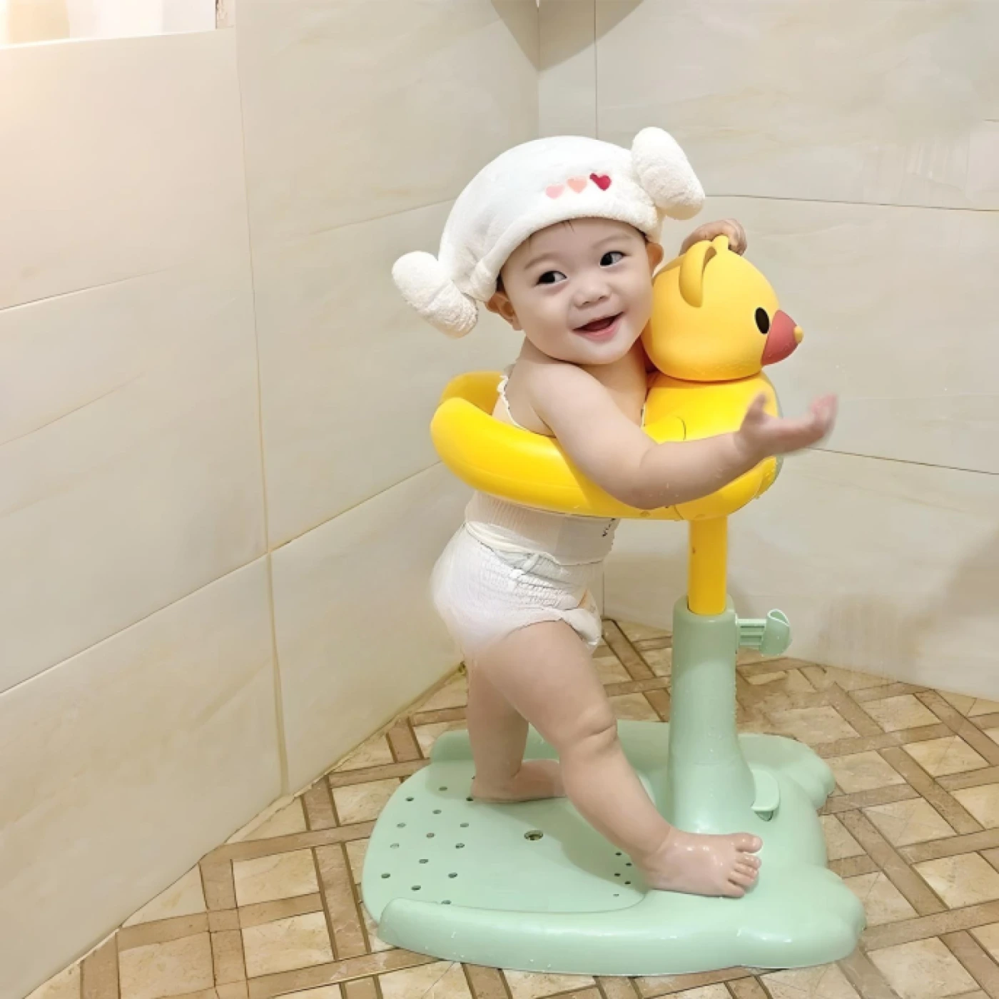 Детская стойка для душа BeBeBear (желтый) картинка
