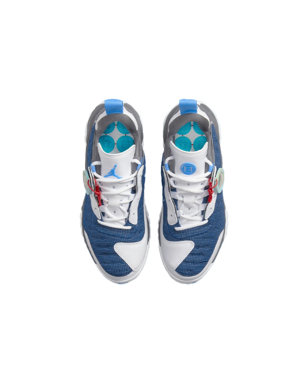 Jordan Delta 2 CLOT x Flint Унисекс повседневные кроссовки  бело-синие картинка