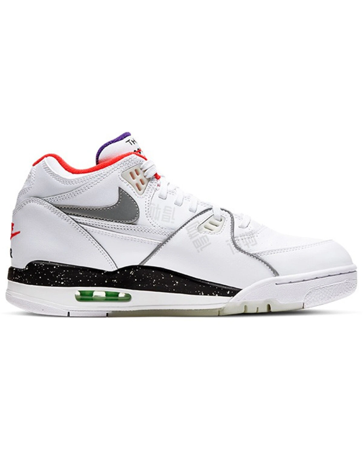 Nike Air Flight 89 мужские спортивные кроссовки белые с кожаным верхом картинка