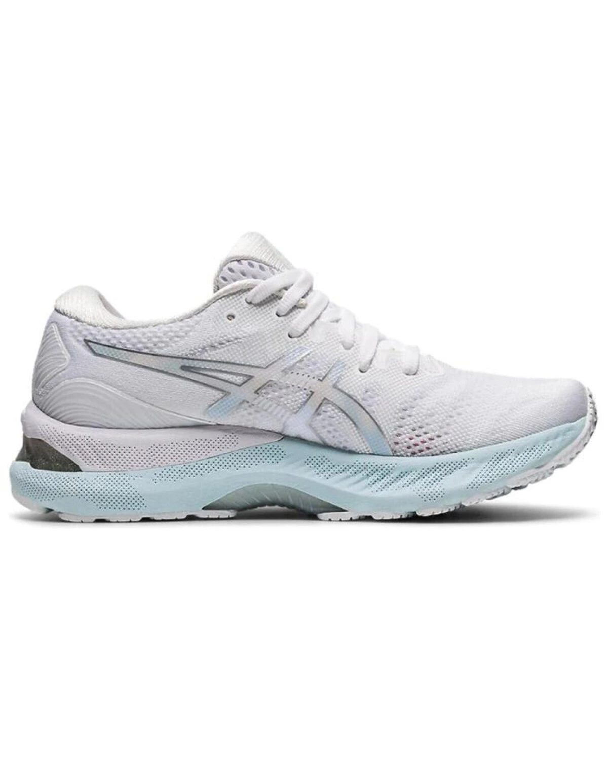 Asics женские кроссовки для бега сетчатые белые картинка