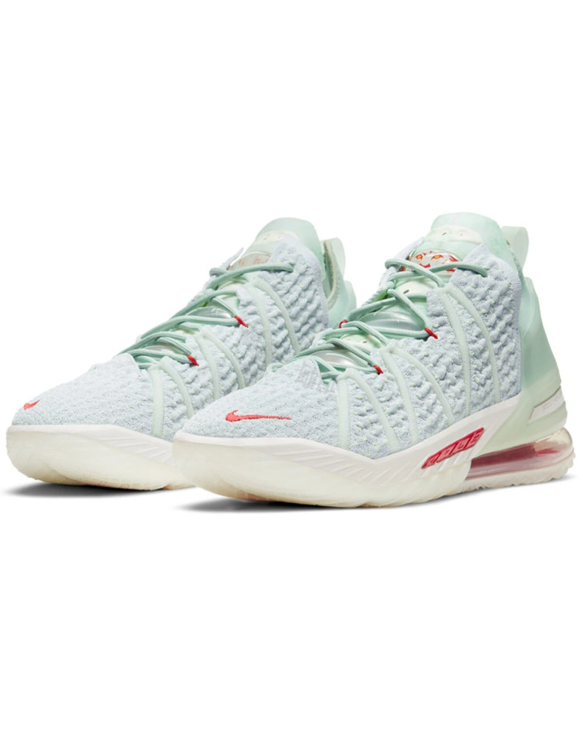 Nike Lebron 18 Empire Jade EP унисекс спортивные кроссовки с Zoom светло-зеленые картинка