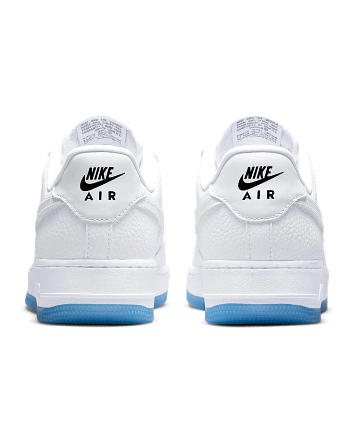 Nike Air Force 1 07 LX UV женские кроссовки белые с голубым картинка