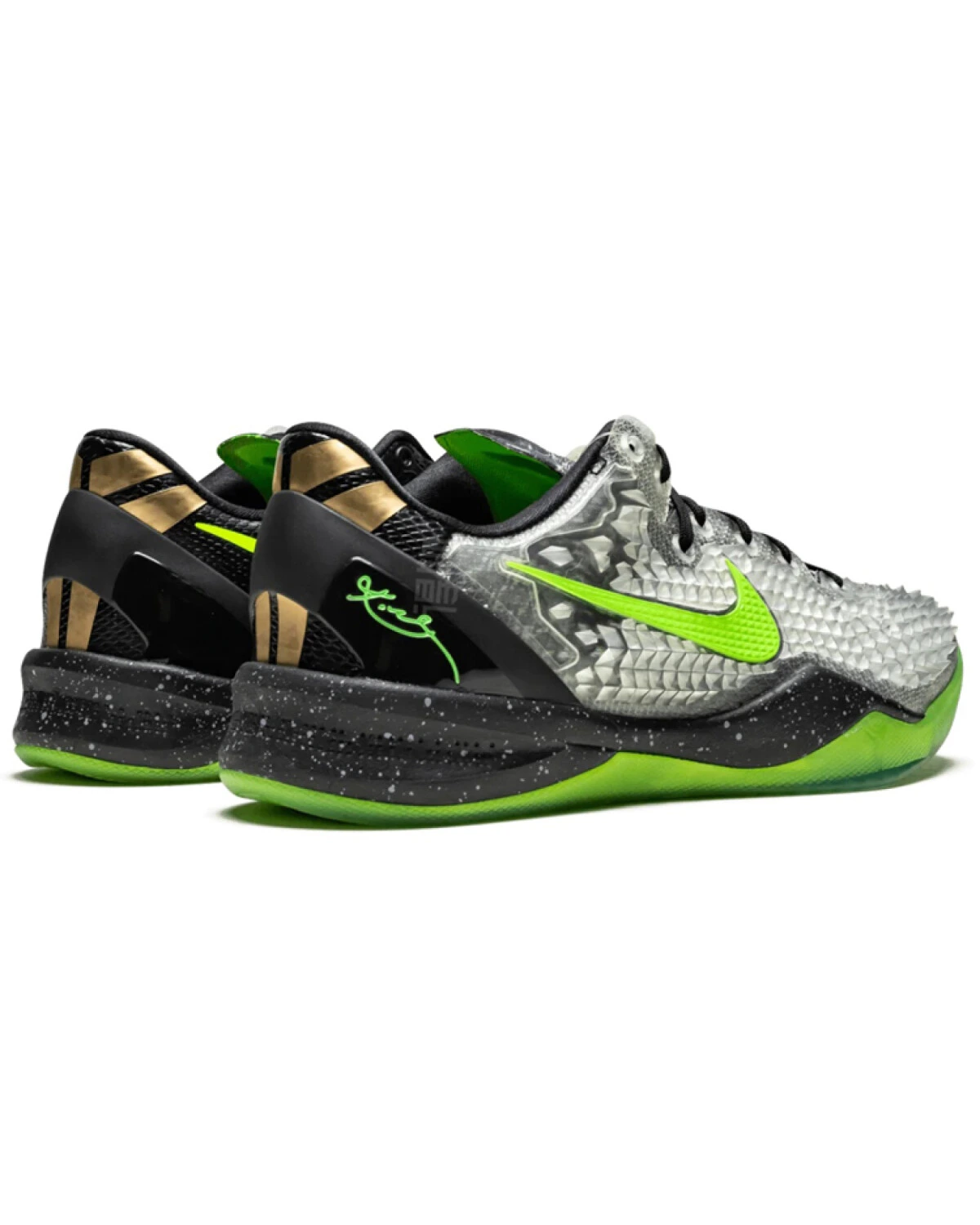 Nike Kobe 8 SS Christmas мужские баскетбольные кроссовки черно-зеленые картинка