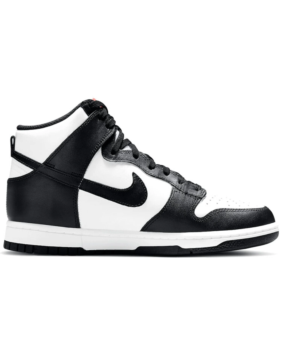 Nike Dunk LOW женские высокие кроссовки черно-белые картинка