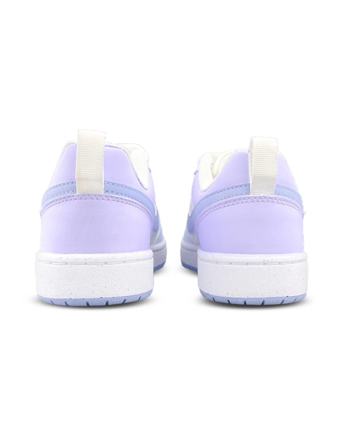 Nike Court Borough Low 2 детские кроссовки голубые с кожаным верхом картинка