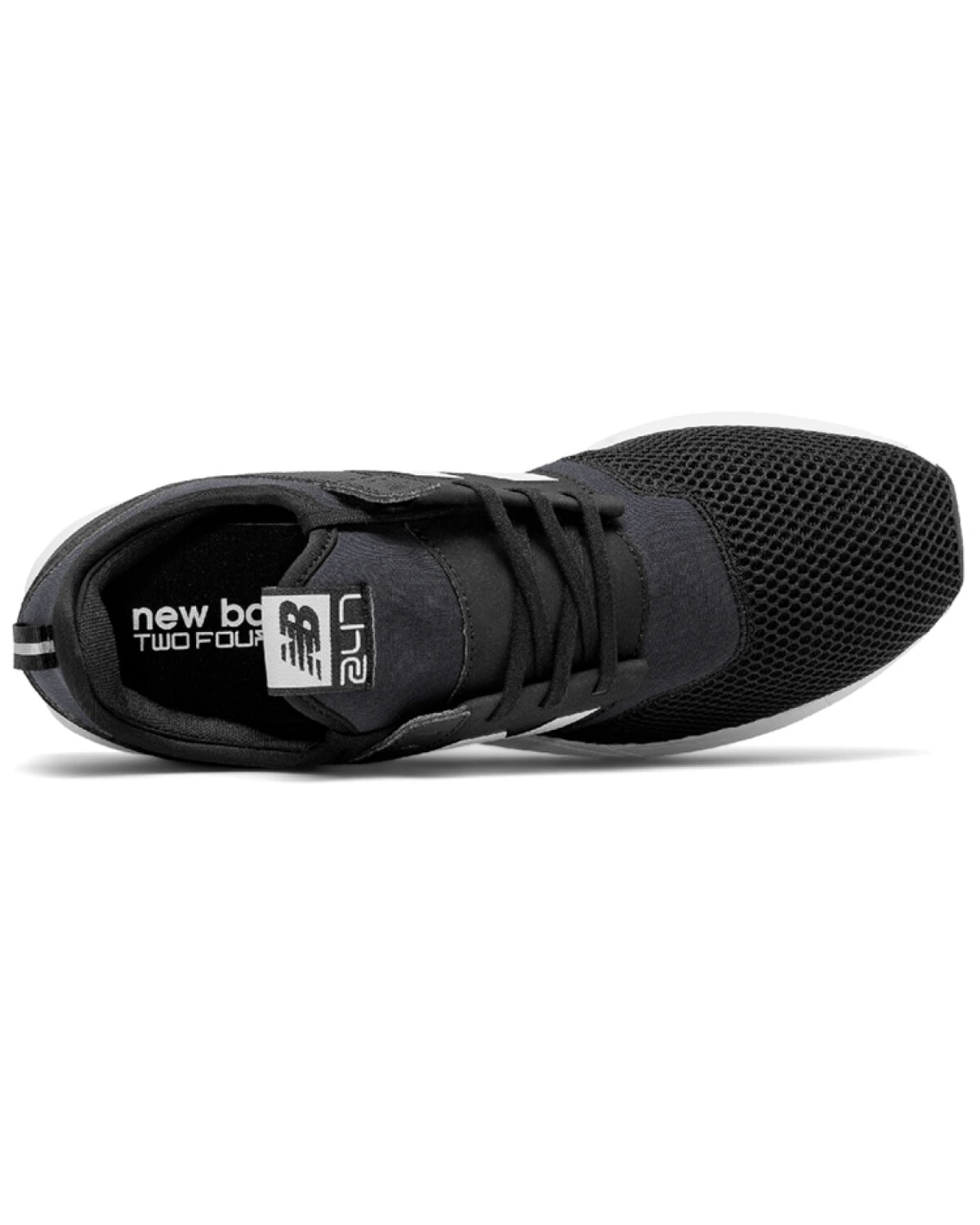 New Balance 247 unisex кроссовки чёрные из сетки и синтетики картинка