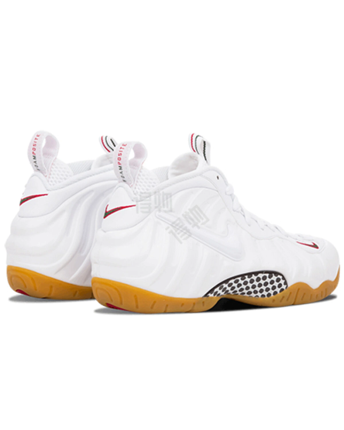 Nike Foamposite Pro White Gucci унисекс кроссовки белые баскетбольные картинка