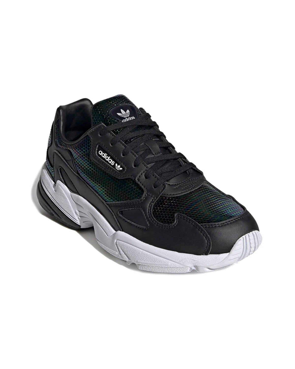 Adidas Originals Falcon женские повседневные кроссовки черные на платформе картинка