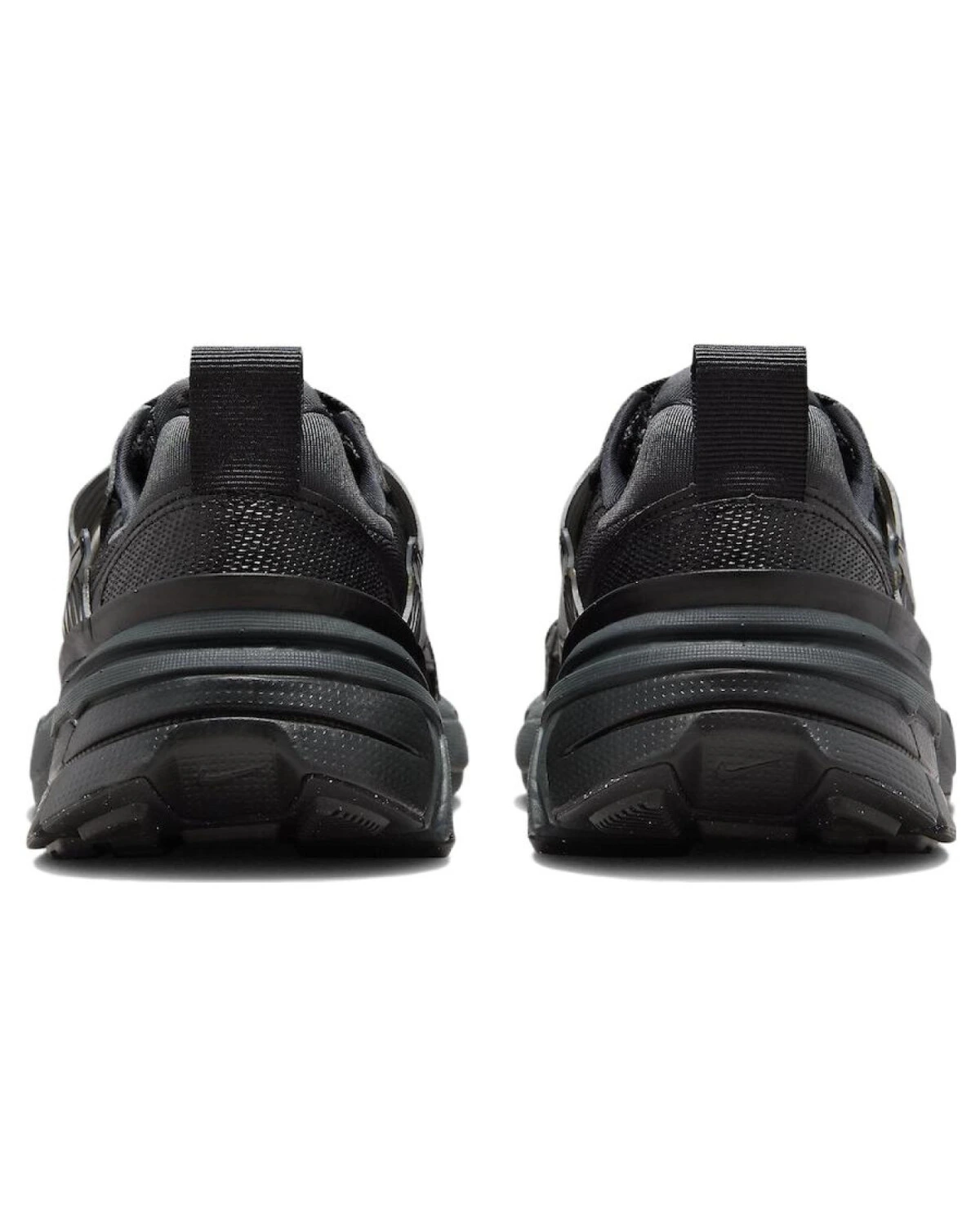 Nike V2K Run женские кроссовки чёрные из сетки и кожи картинка