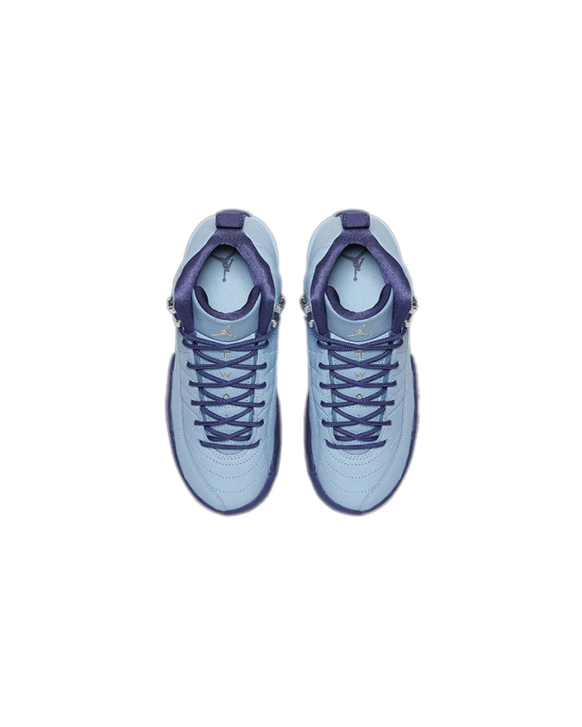 Jordan Air Jordan 12 Retro GG "Hornets" детские баскетбольные кроссовки высокие сине-фиолетовые картинка