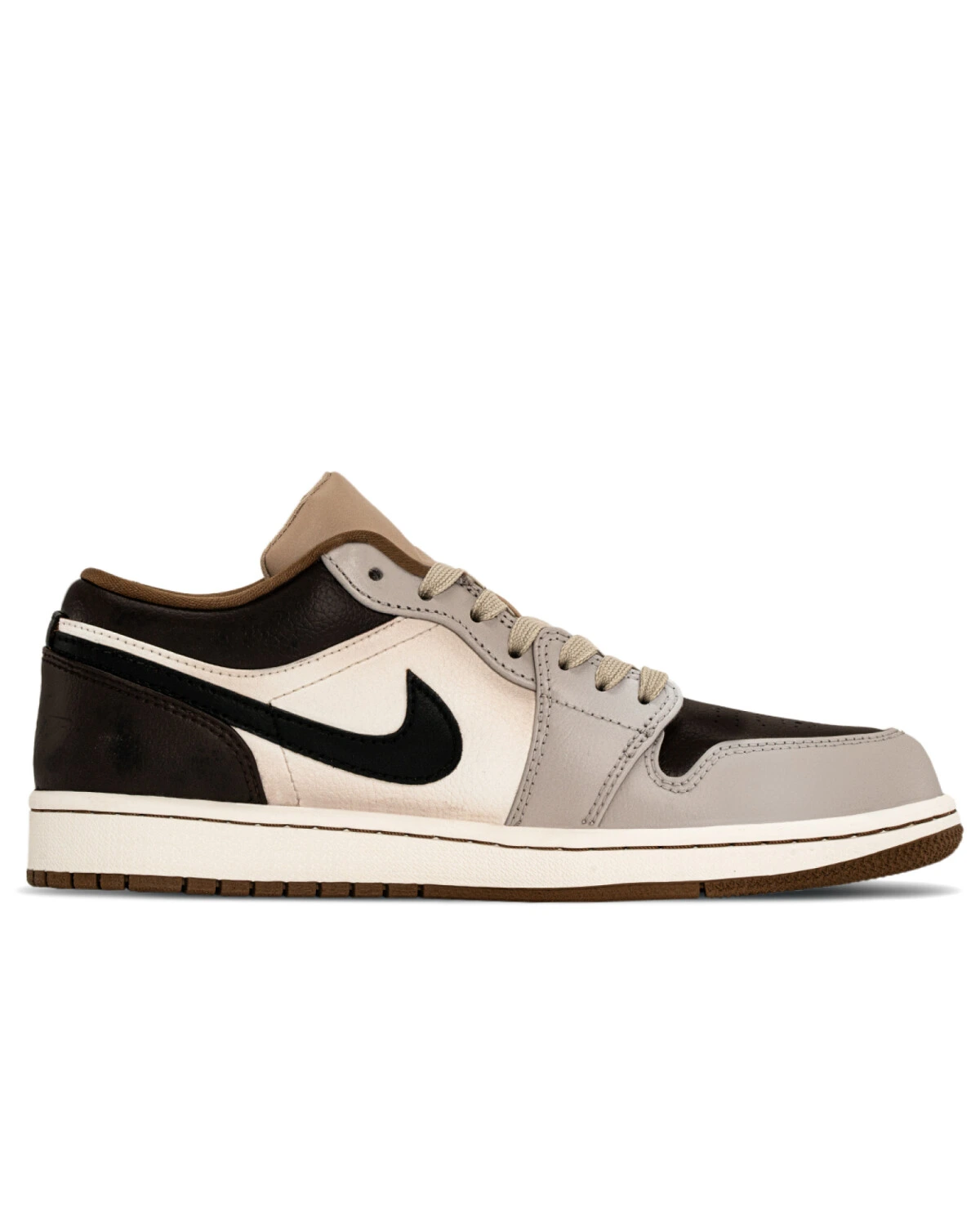Jordan Air Jordan 1 Mocha Puppet мужские спортивные кроссовки коричнево-бежевые картинка