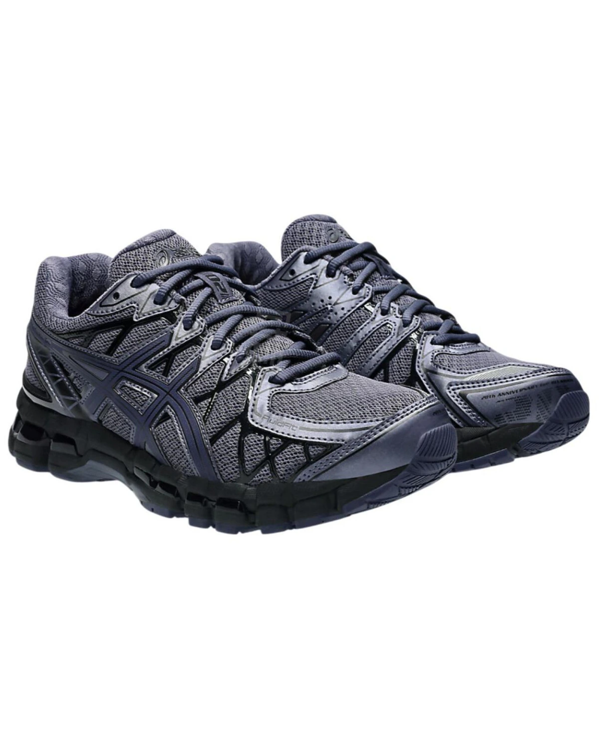 Asics Gel-Kayano20 унисекс спортивные кроссовки для марафона сине-чёрные картинка