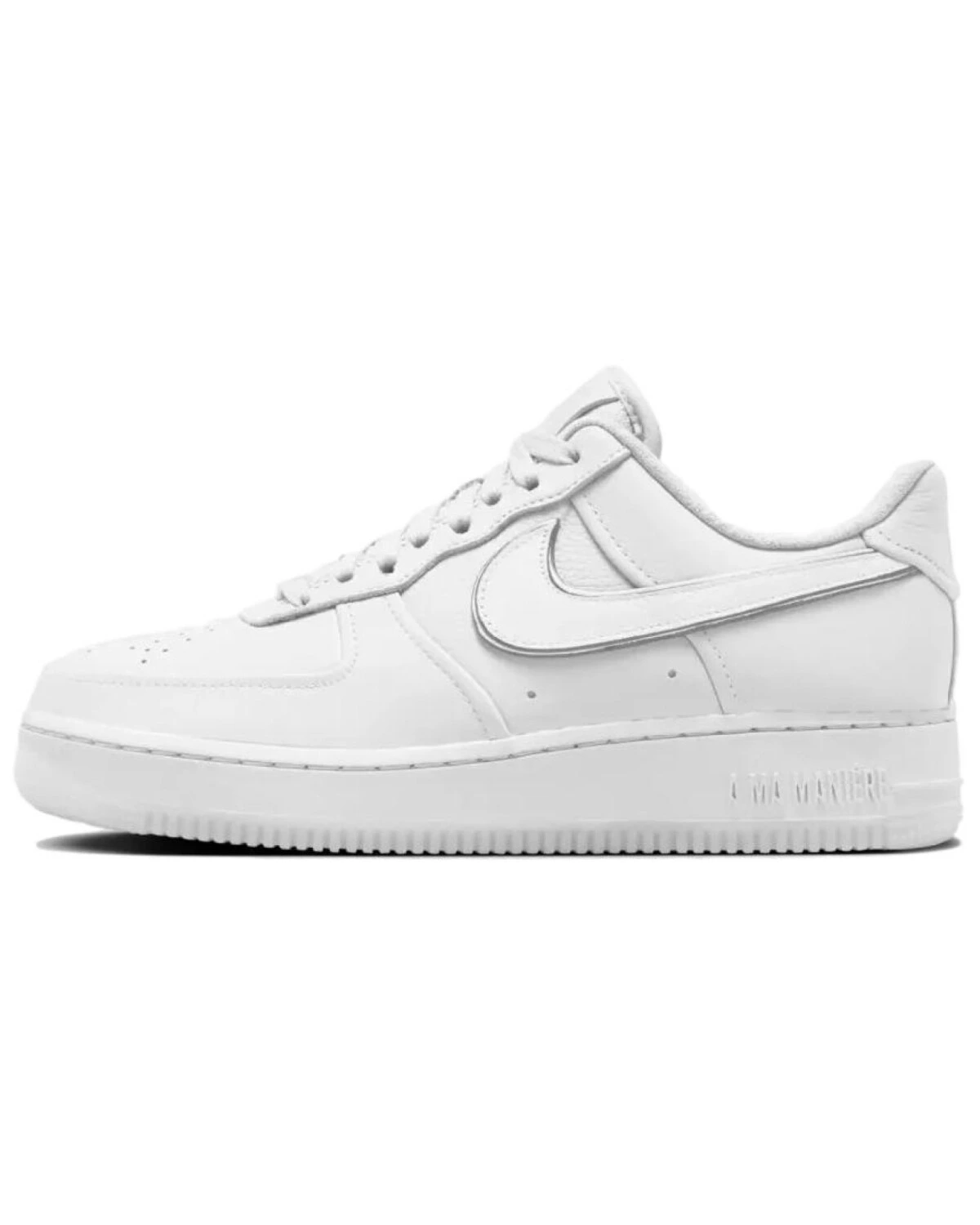 Nike Air Force 1 LOW женские кроссовки белые повседневные картинка