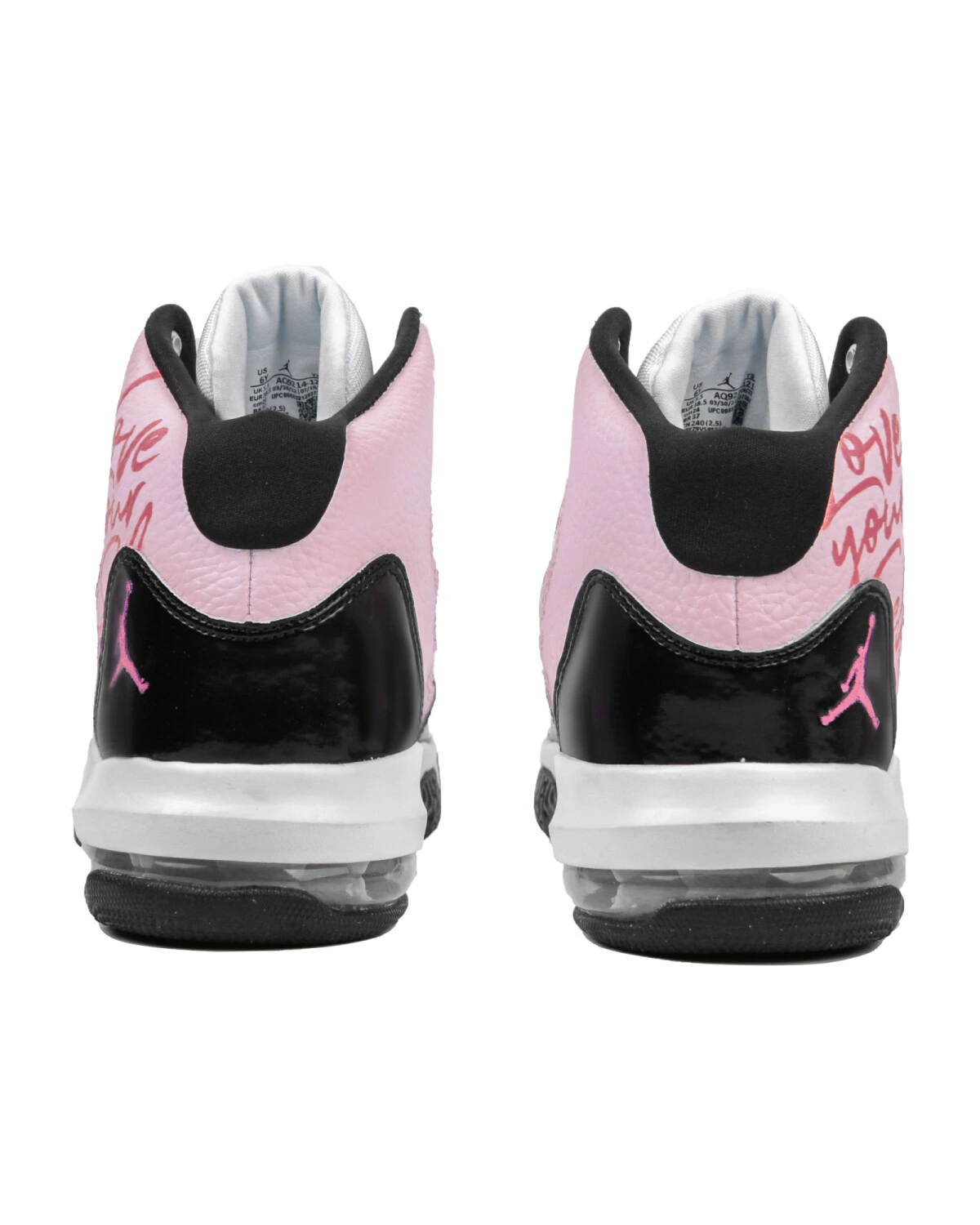Jordan Max Aura 1 женские кроссовки черно-розовые ретро баскетбольные картинка