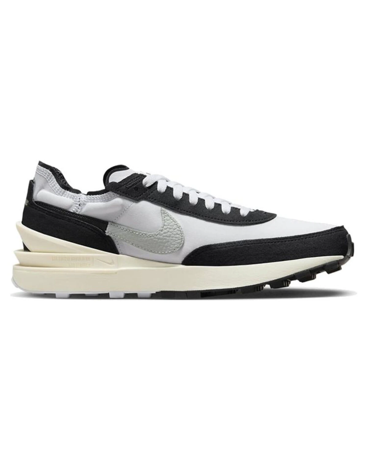 Nike Waffle One мужские кроссовки черно-белые картинка