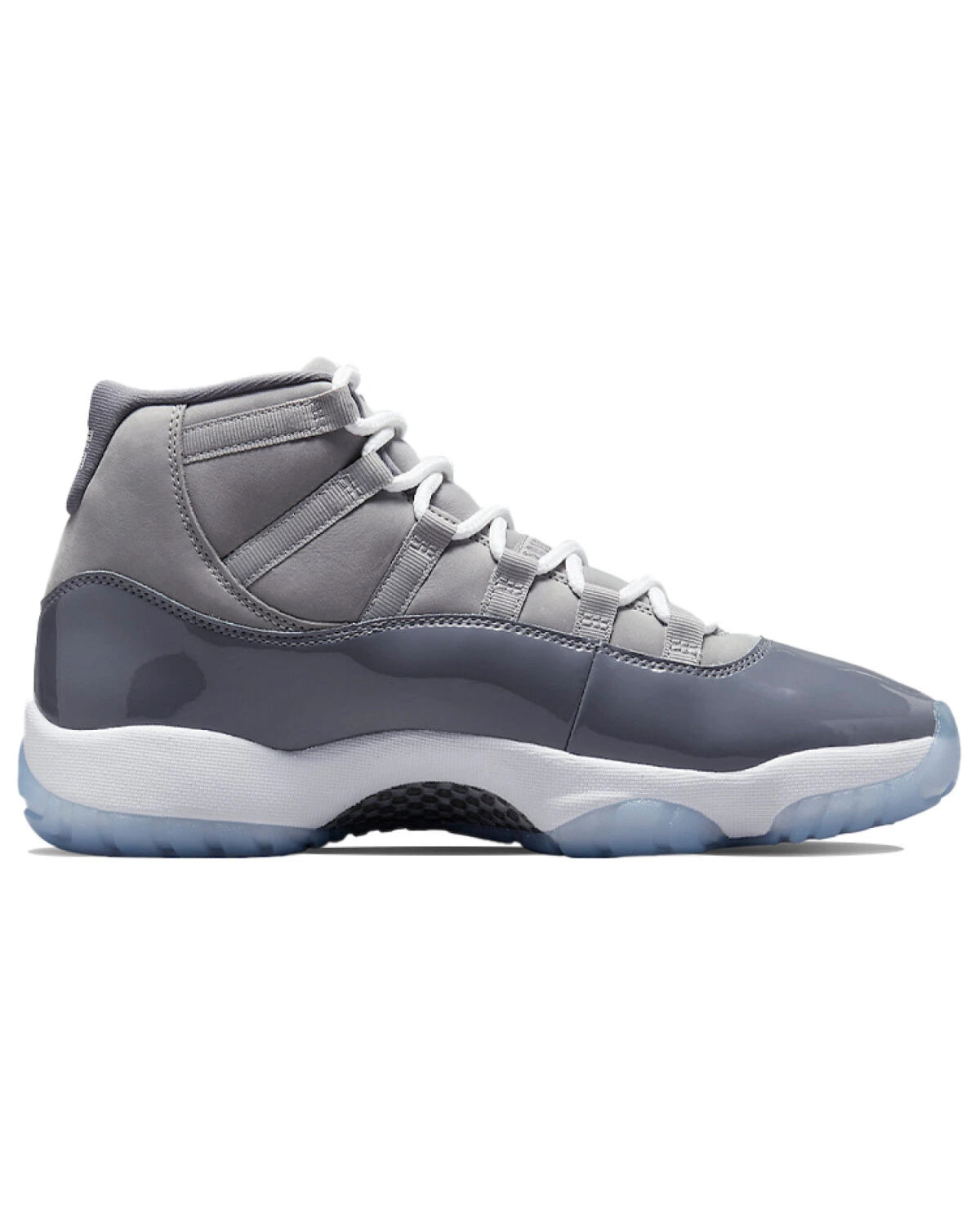 Jordan Air Jordan 11 унисекс кроссовки серые с белыми вставками картинка