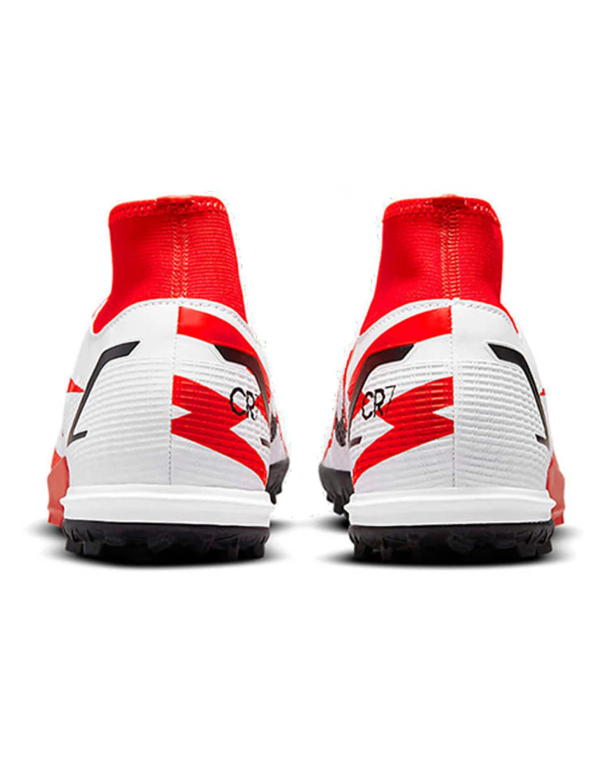 Nike Mercurial Superfly 8 MID унисекс футбольные бутсы для скорости красно-белые картинка
