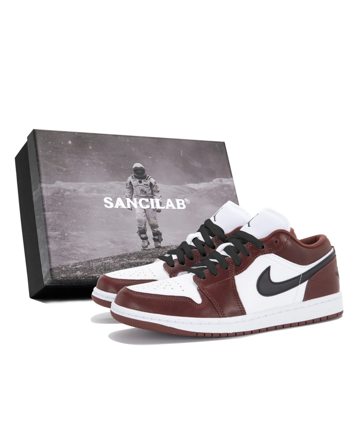 Jordan Air Jordan 1 унисекс кроссовки красно-черные ретро баскетбольные картинка