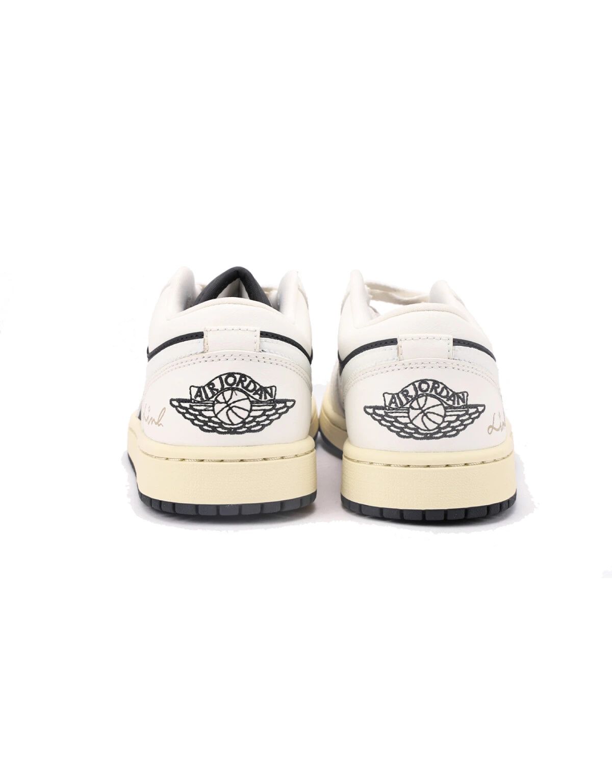Jordan Air Jordan 1 женские кроссовки черно-белые с амортизацией картинка