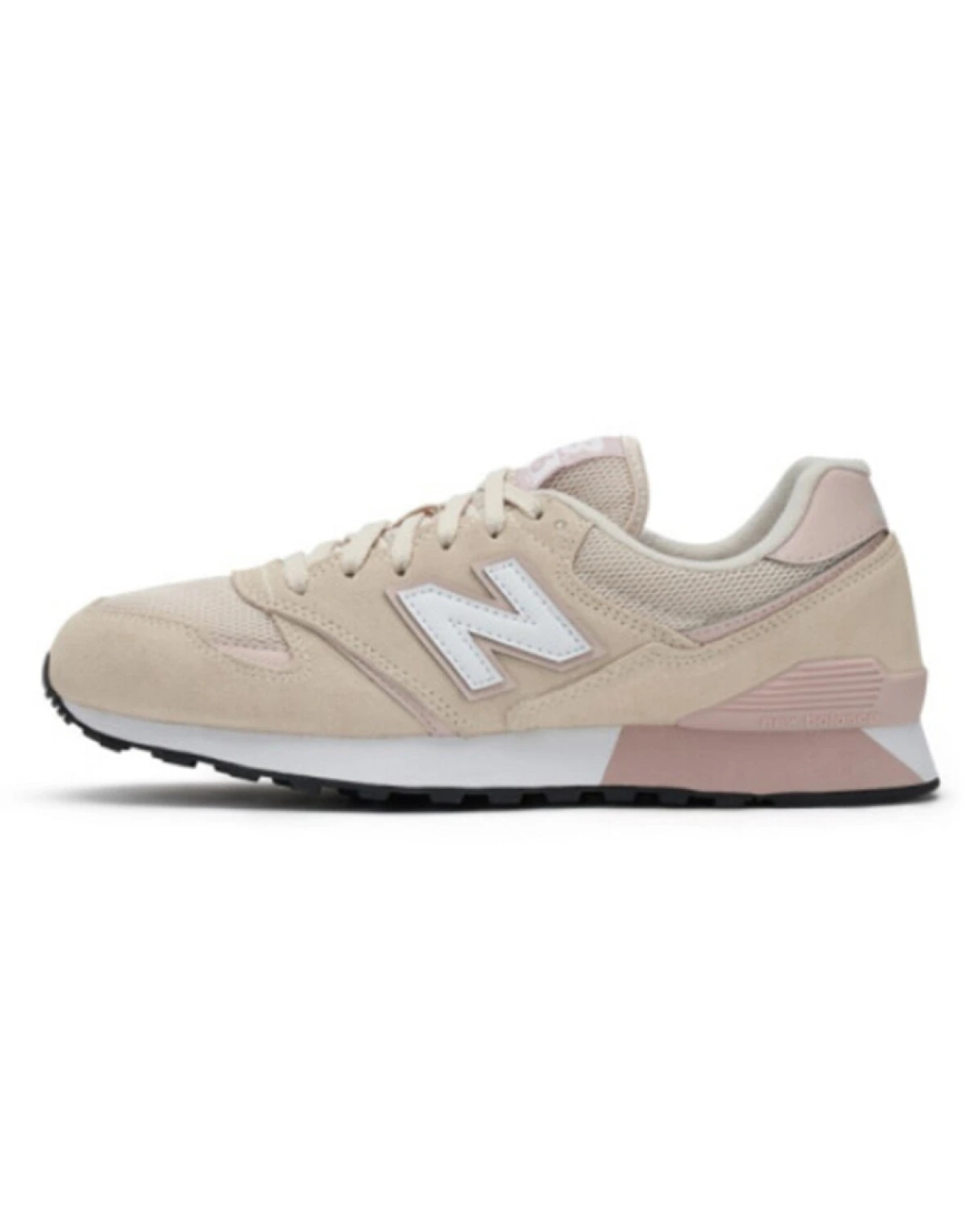 New Balance 446 женские кроссовки повседневные бежевые кожаные картинка