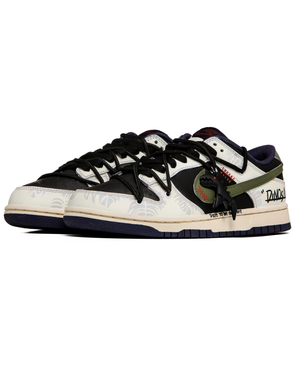 Nike Dunk Digimon мужские кроссовки нескользящие черные картинка