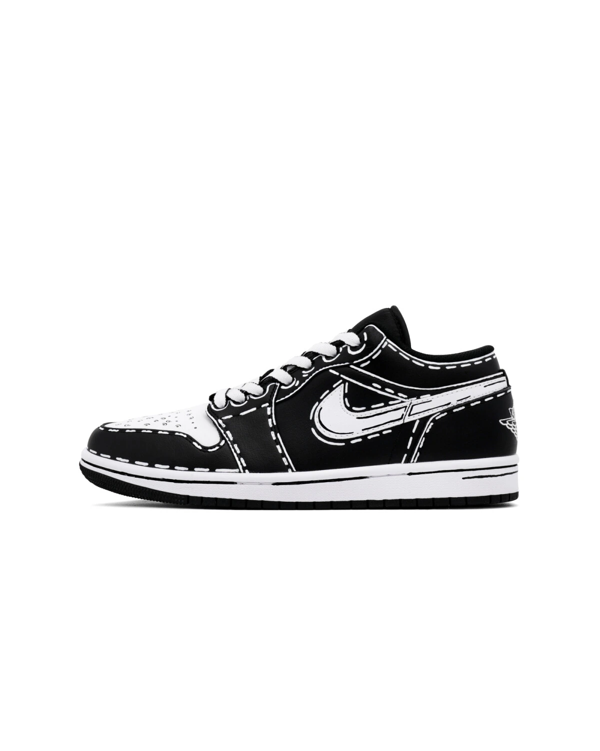 Jordan Air Jordan 1 Low "Orca" unisex кроссовки черные ретро баскетбольные картинка