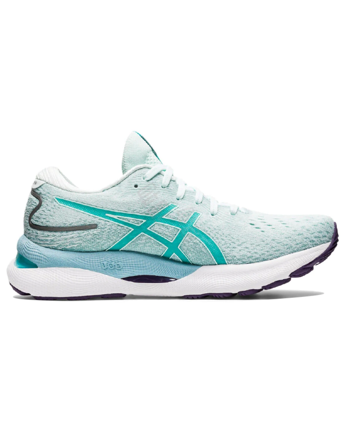 Asics GEL-Nimbus 24 женские кроссовки для марафона сетчатые бирюзовые картинка