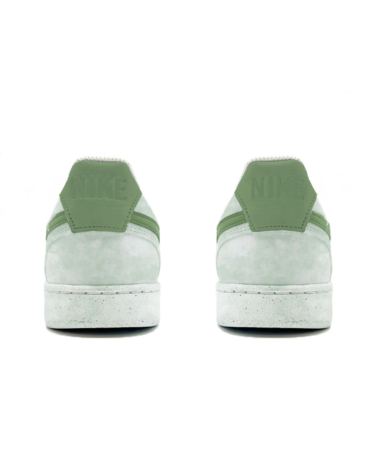 Nike Court Vision 1 мужские кроссовки зеленые с амортизацией и противоскользящей подошвой картинка