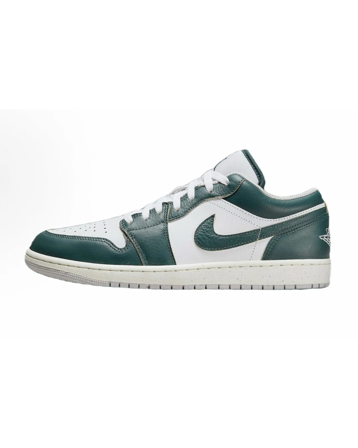 Jordan Air Jordan 1 unisex кроссовки зелено-белые с амортизацией картинка