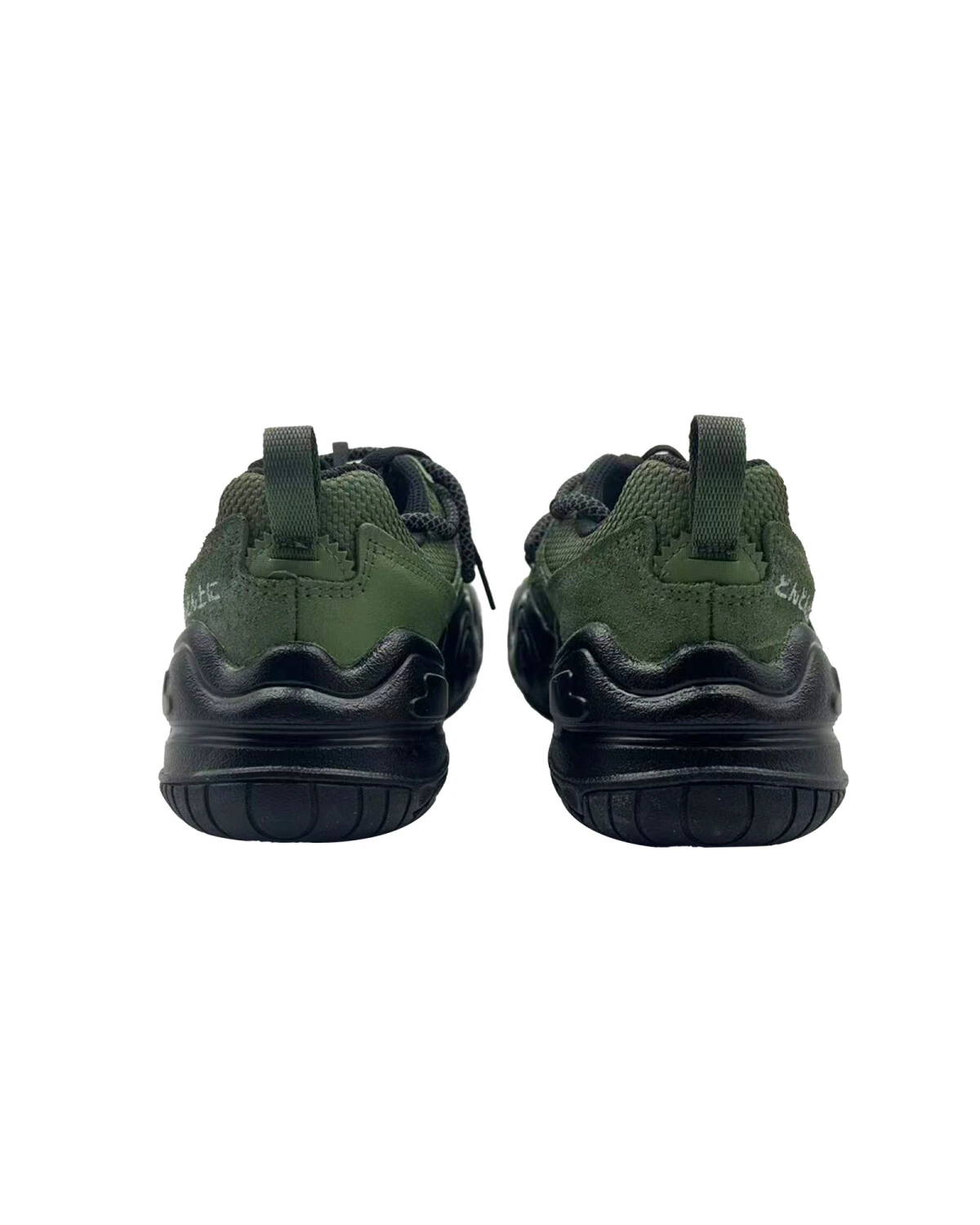 Nike Tech Hera унисекс кроссовки нубук темно-зеленые картинка