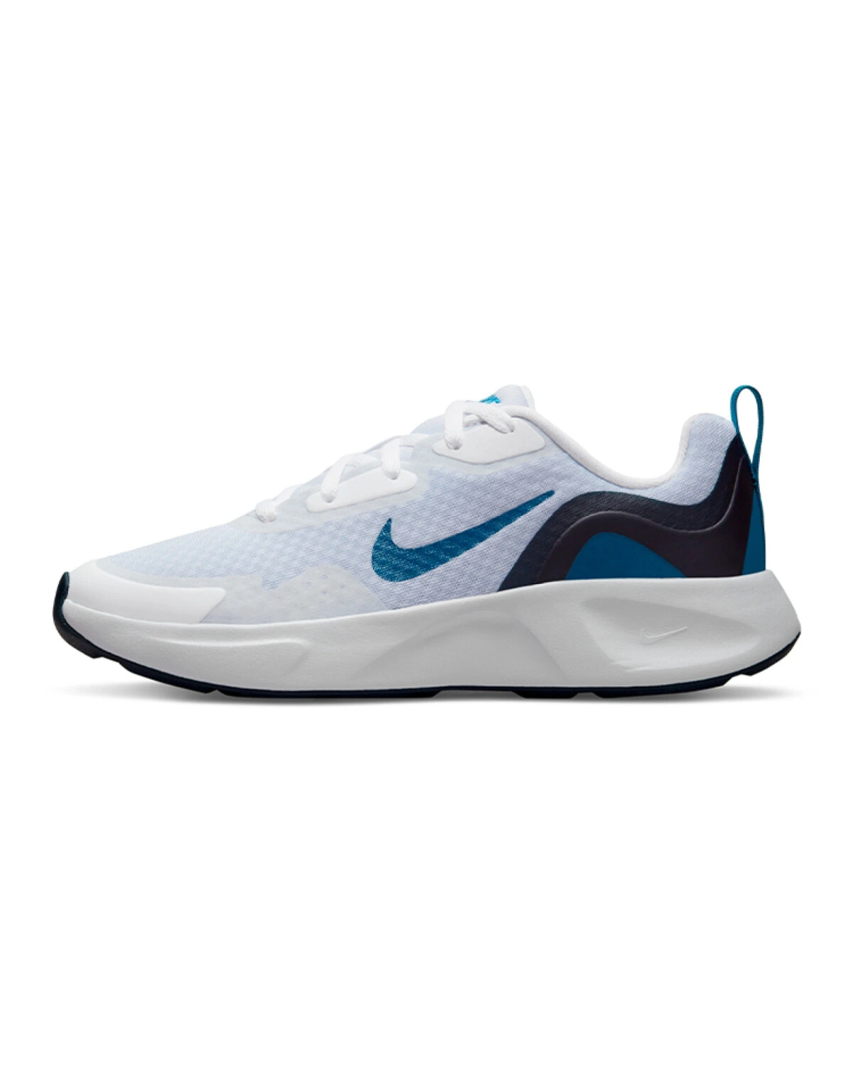 Nike Wearallday детские кроссовки для бега сине-голубые картинка