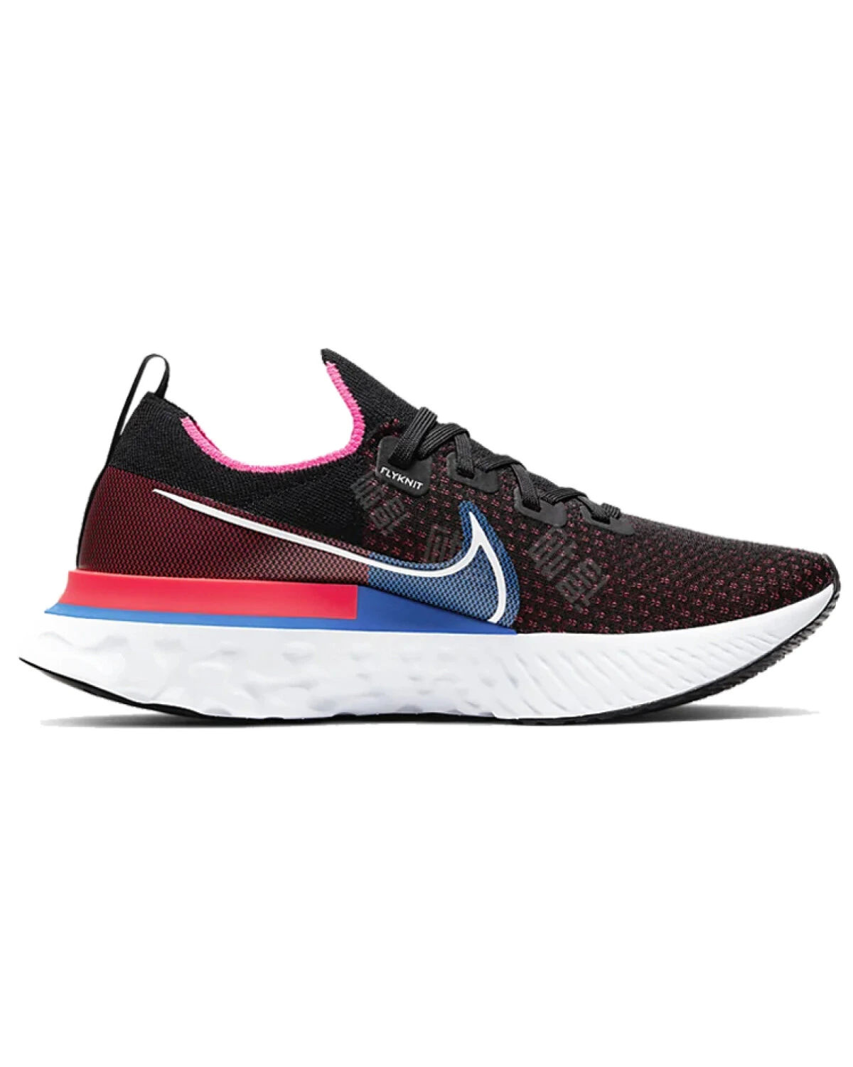 Nike React Infinity Run Flyknit 1 FK unisex кроссовки для бега с амортизацией React черно-красные картинка