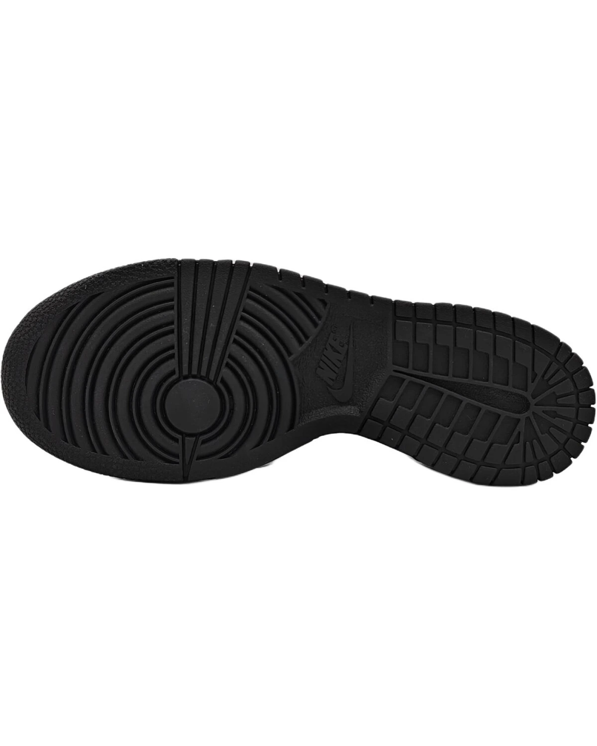 Nike Dunk детские кроссовки из натуральной кожи черные с амортизацией картинка