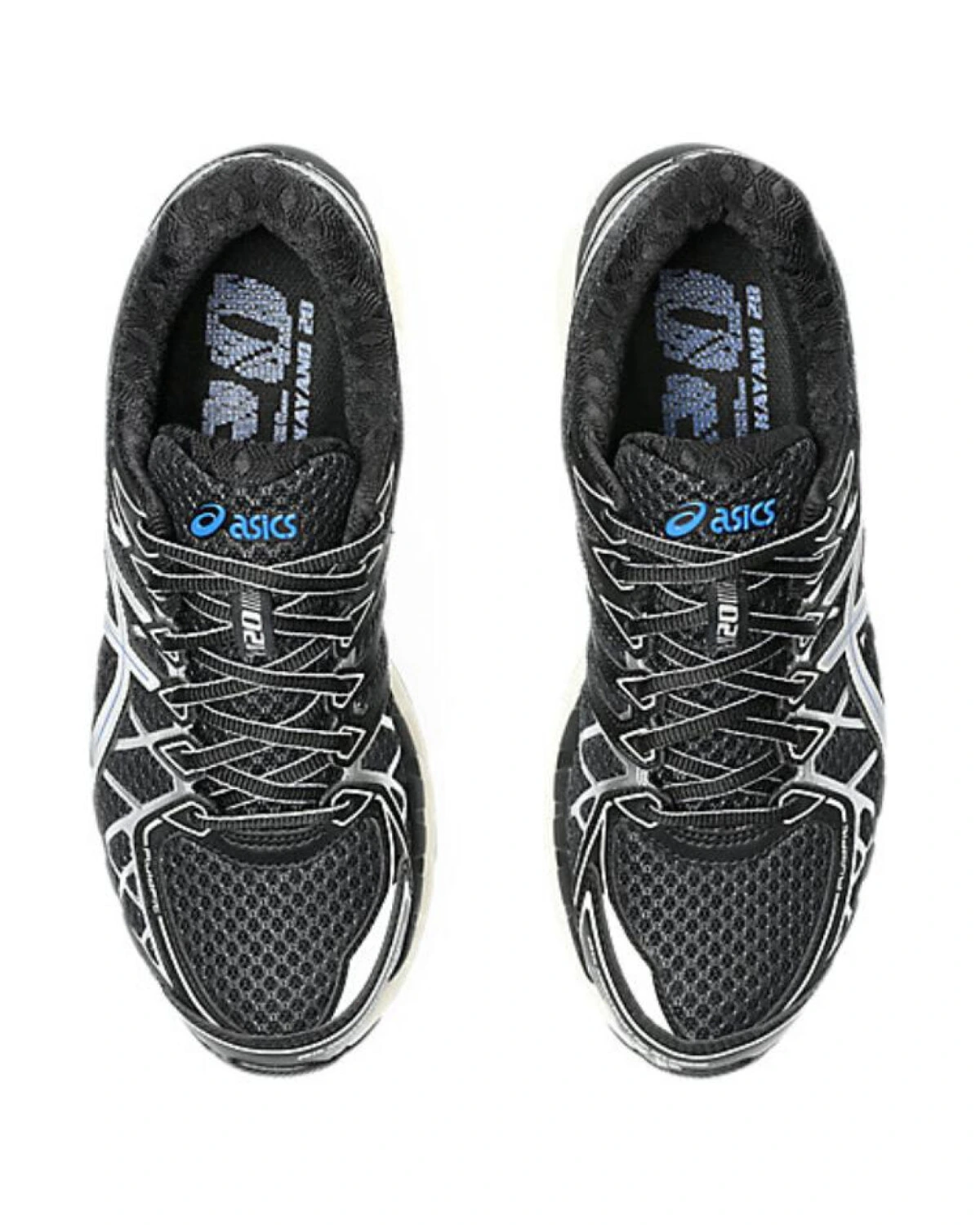 Asics Gel-Kayano20 кроссовки для марафона черно-серебристые картинка