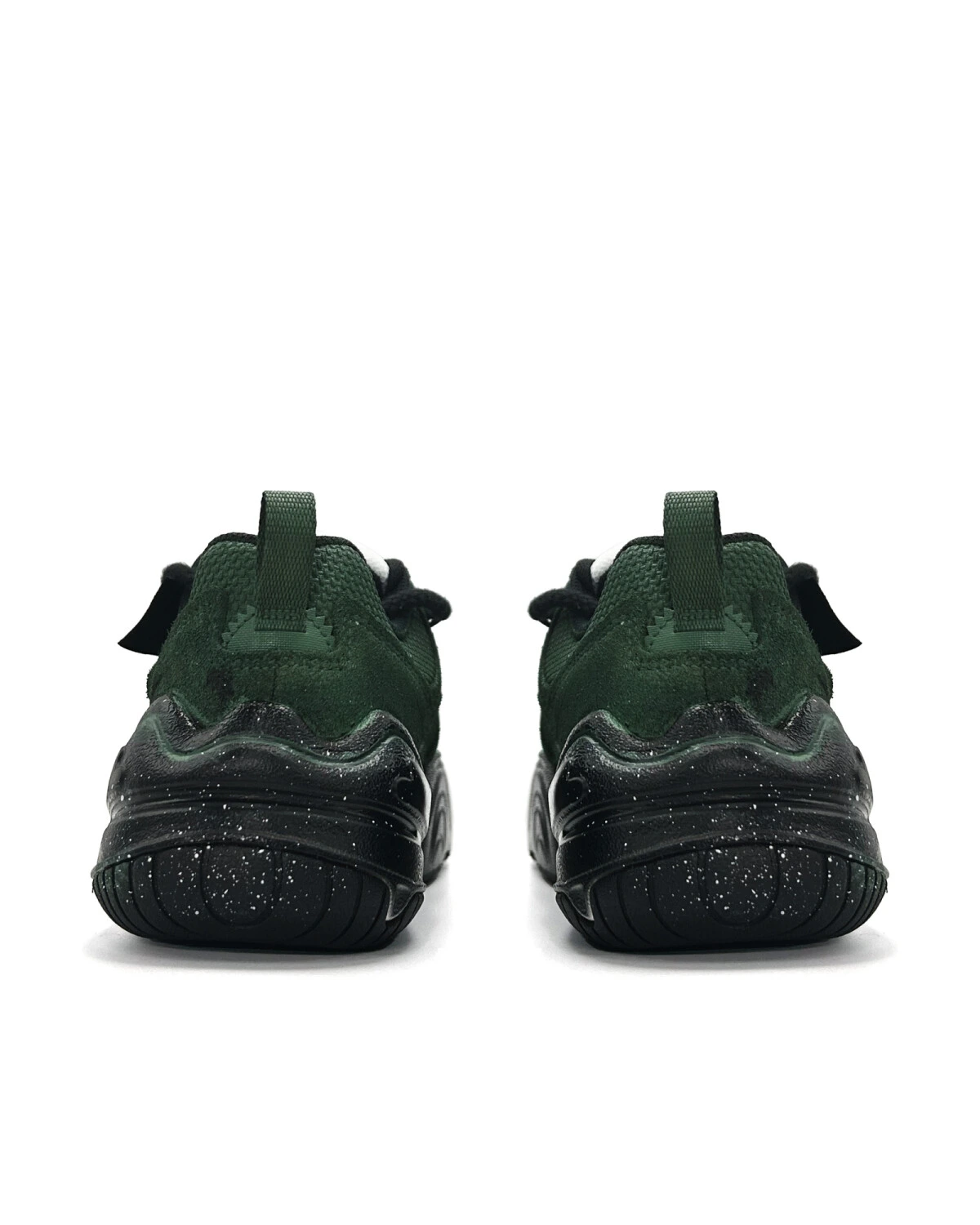 Nike Tech Hera мужские кроссовки сетчатые черно-зеленые картинка