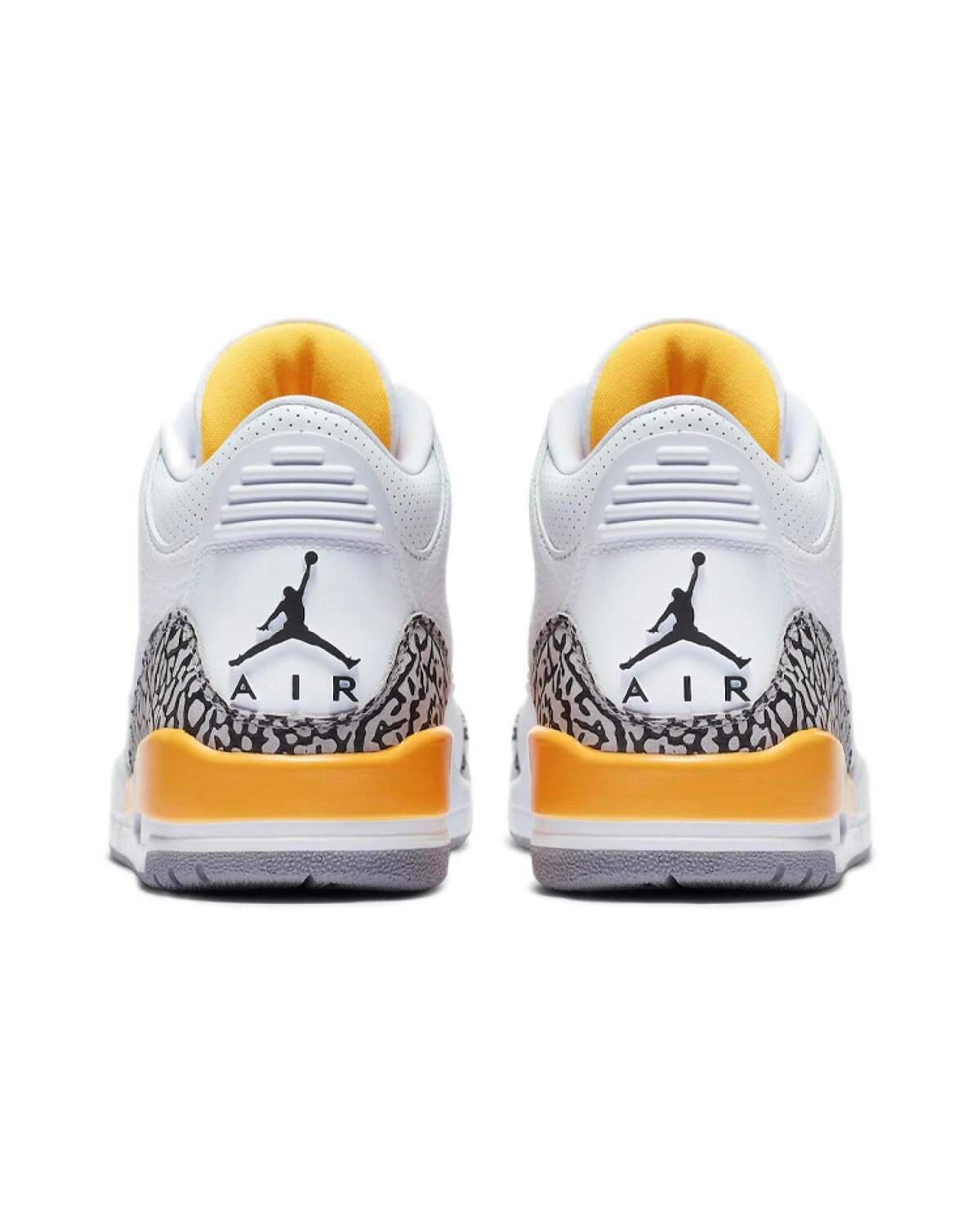 Jordan Air Jordan 3 Retro Laser Orange женские кроссовки баскетбольные бело-оранжевые картинка