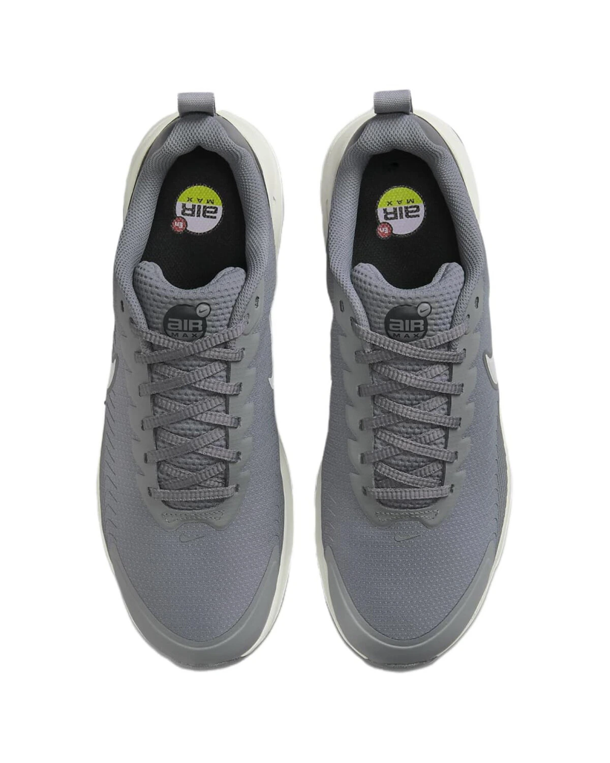 Nike Air Max Nuaxis мужские повседневные кроссовки воздухопроницаемые серые картинка