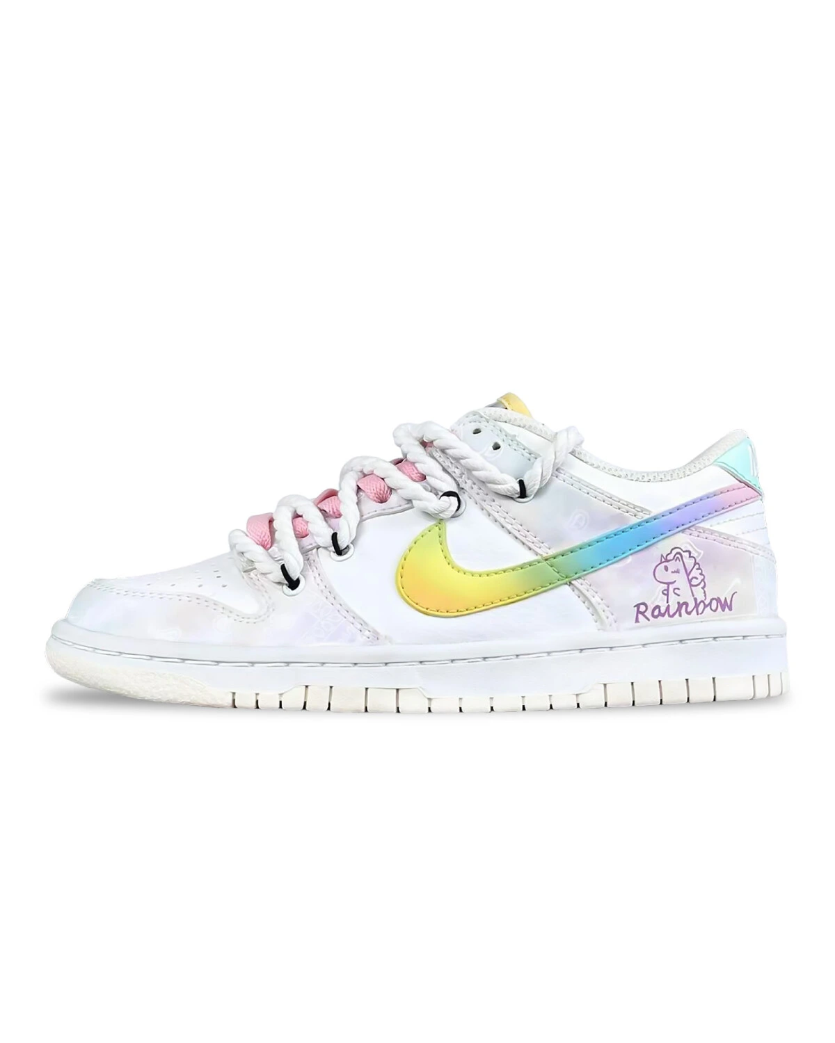 Nike Dunk детские кроссовки пастельные антискользящие картинка