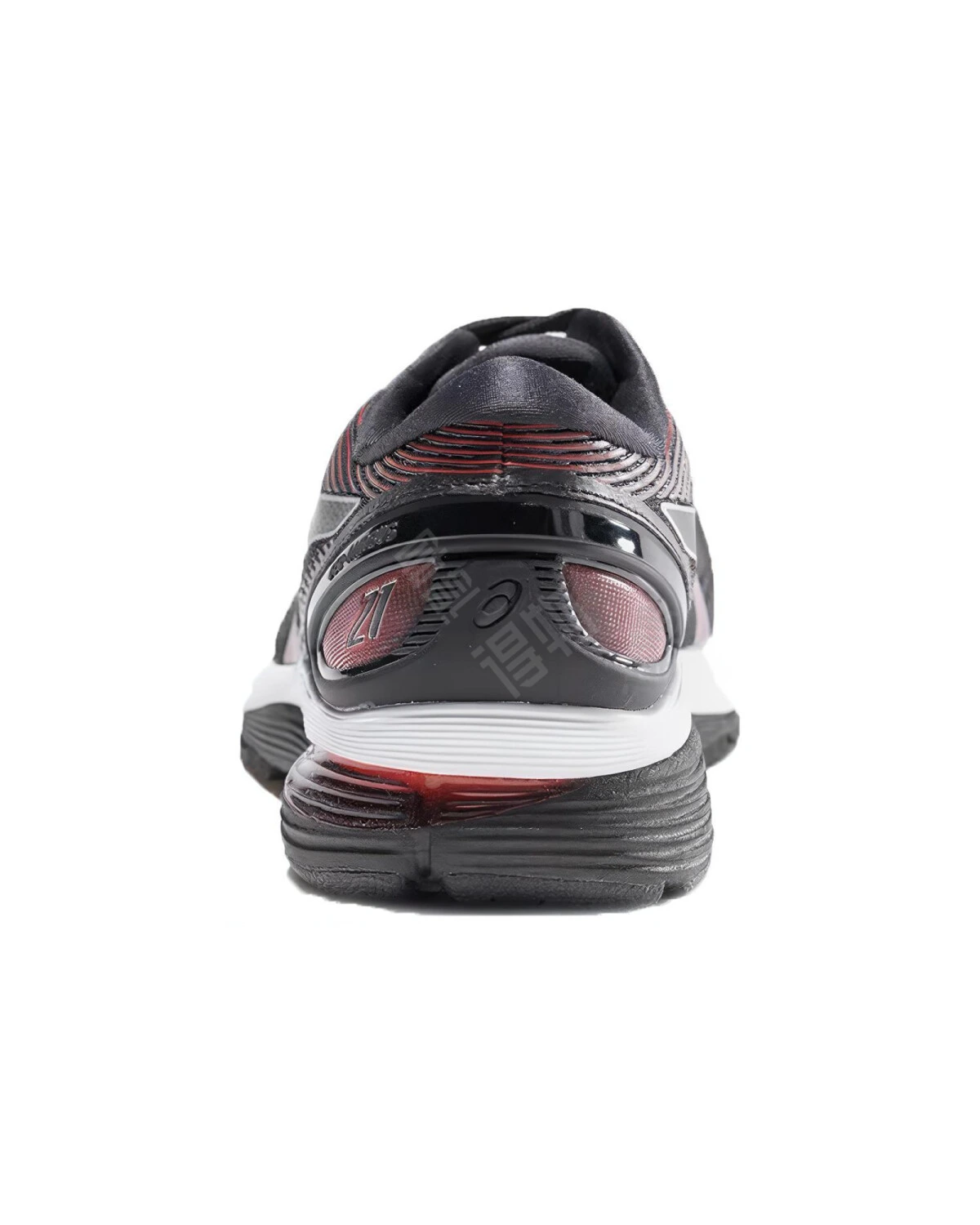 Asics GEL-Nimbus 21 unisex спортивные кроссовки с амортизацией GEL черно-красные картинка
