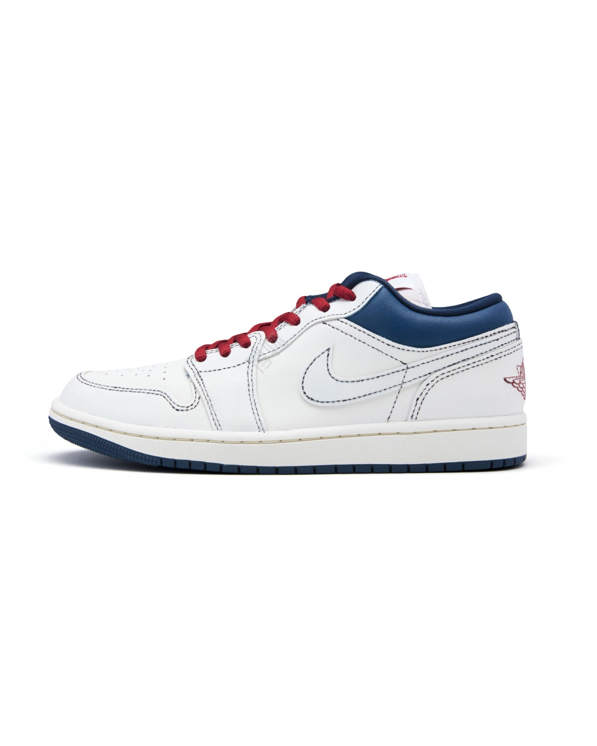Jordan Air Jordan 1 мужские кроссовки бело-синие баскетбольные картинка