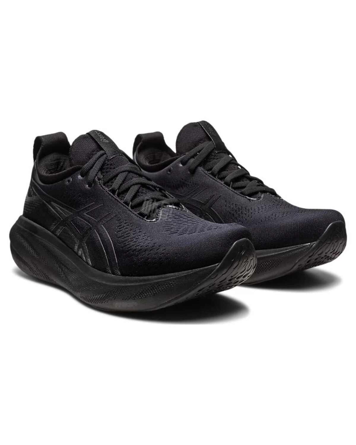 Asics GEL-Nimbus 25 женские спортивные кроссовки с амортизацией и износостойкой тканью черные картинка