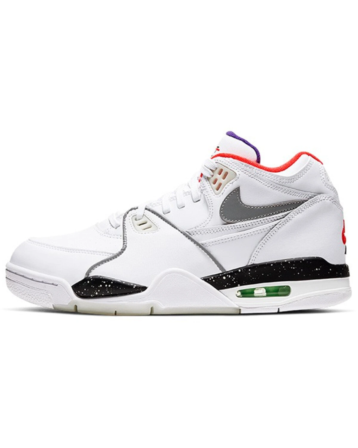 Nike Air Flight 89 мужские спортивные кроссовки белые с кожаным верхом картинка