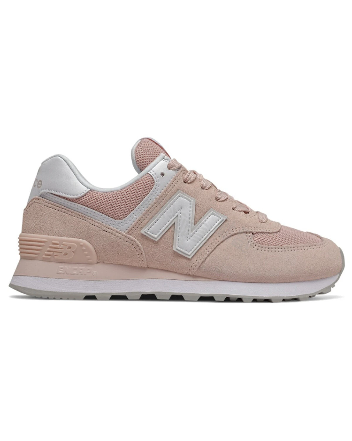 New Balance 574 женские кроссовки синтетические повседневные розовые картинка