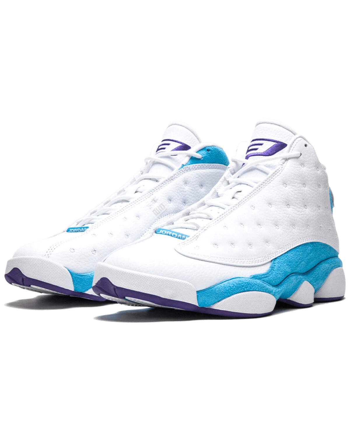Jordan Air Jordan 13 Retro Chris Paul Home мужские кроссовки высокие белые с синим картинка