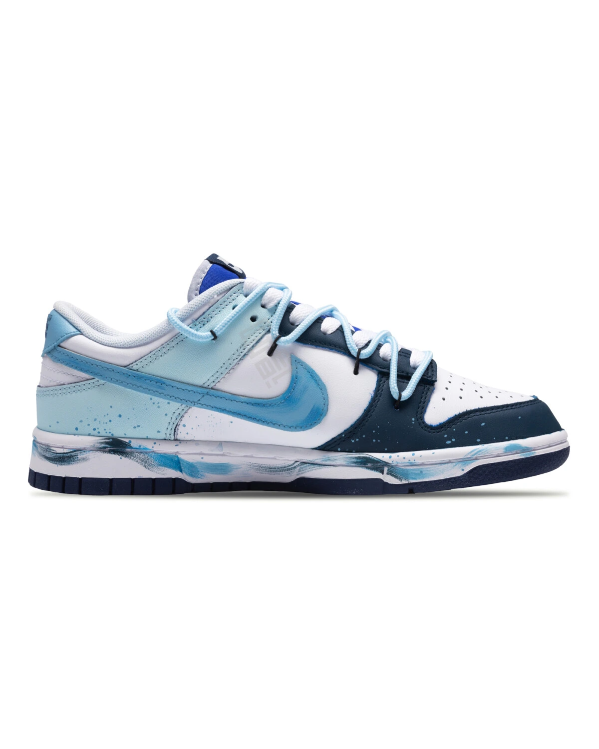 Nike Dunk Rottweiler Dolphin мужские кроссовки бело-синие картинка