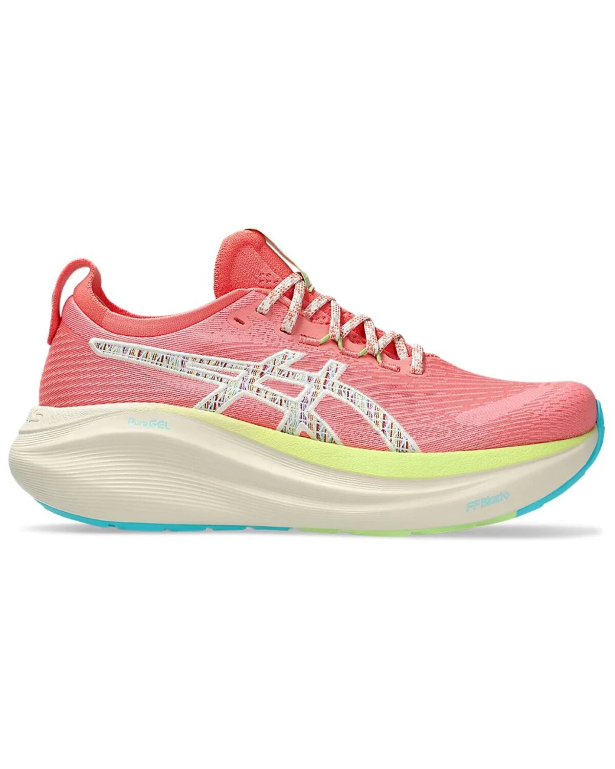 Asics GEL-NIMBUS 27 TR женские кроссовки для бега розовые сетчатые картинка