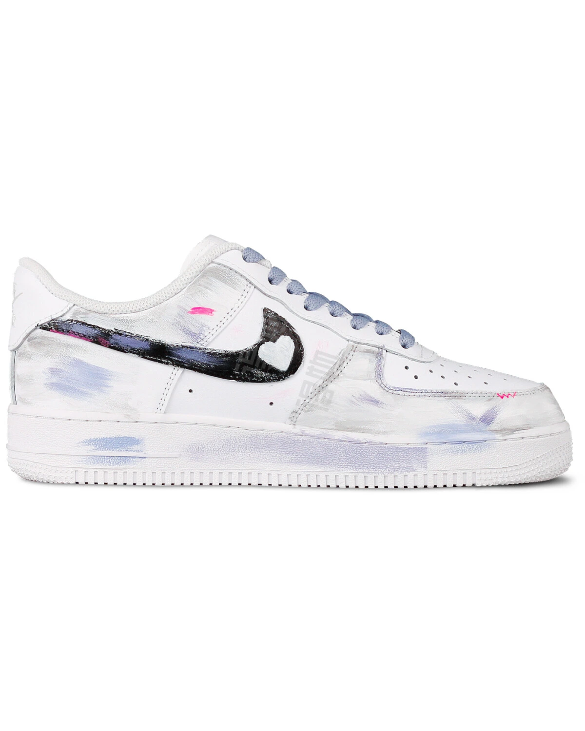 Nike Air Force 1 мужские кроссовки серые с амортизацией и износостойкостью картинка