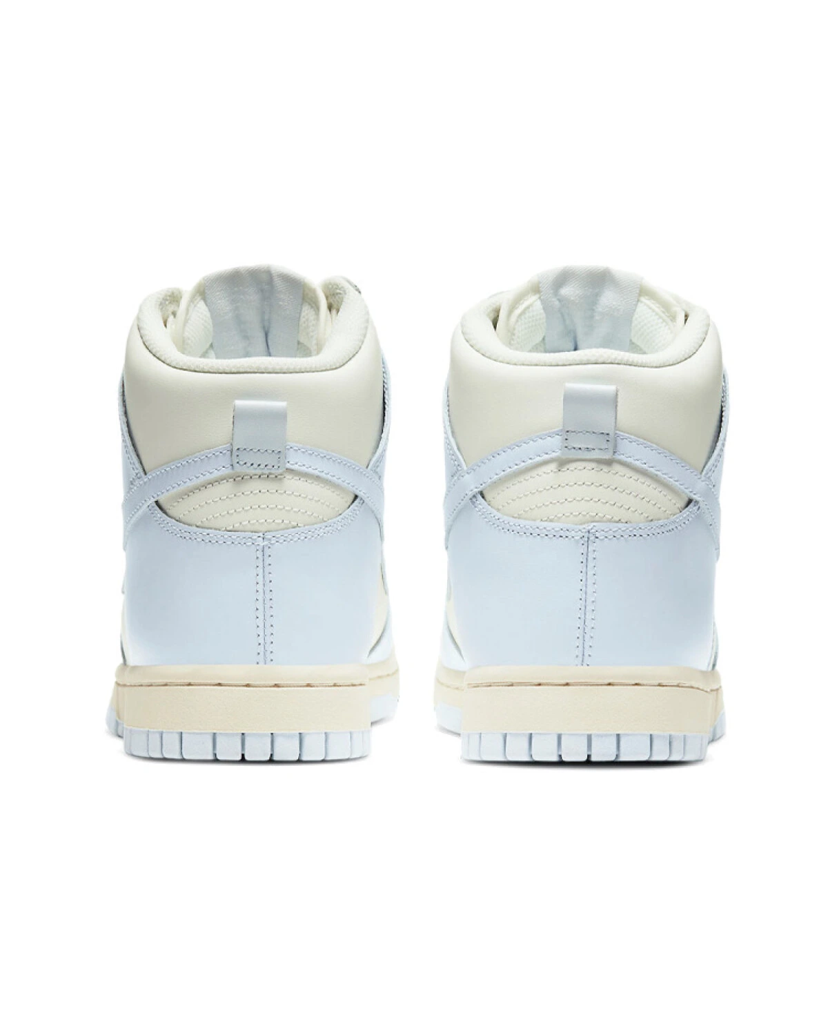 Nike Dunk женские кроссовки высокие голубые картинка