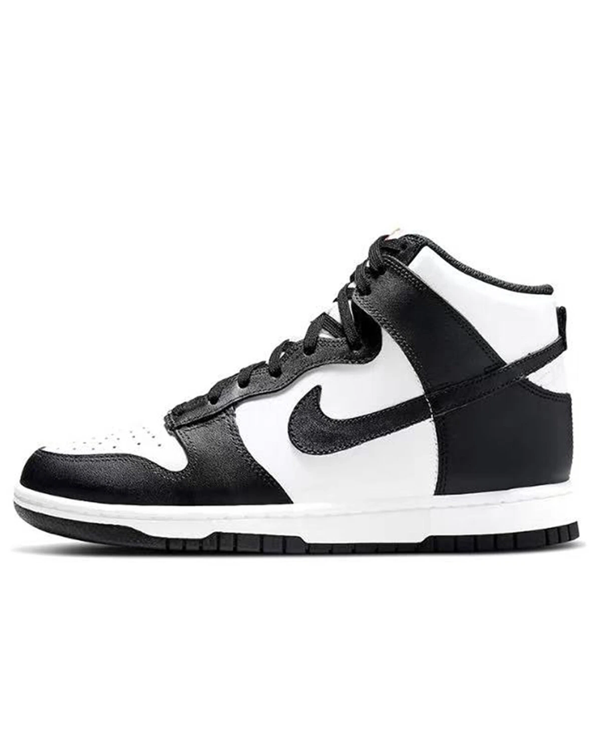 Nike Dunk High мужские и женские кроссовки черно-зеленые картинка