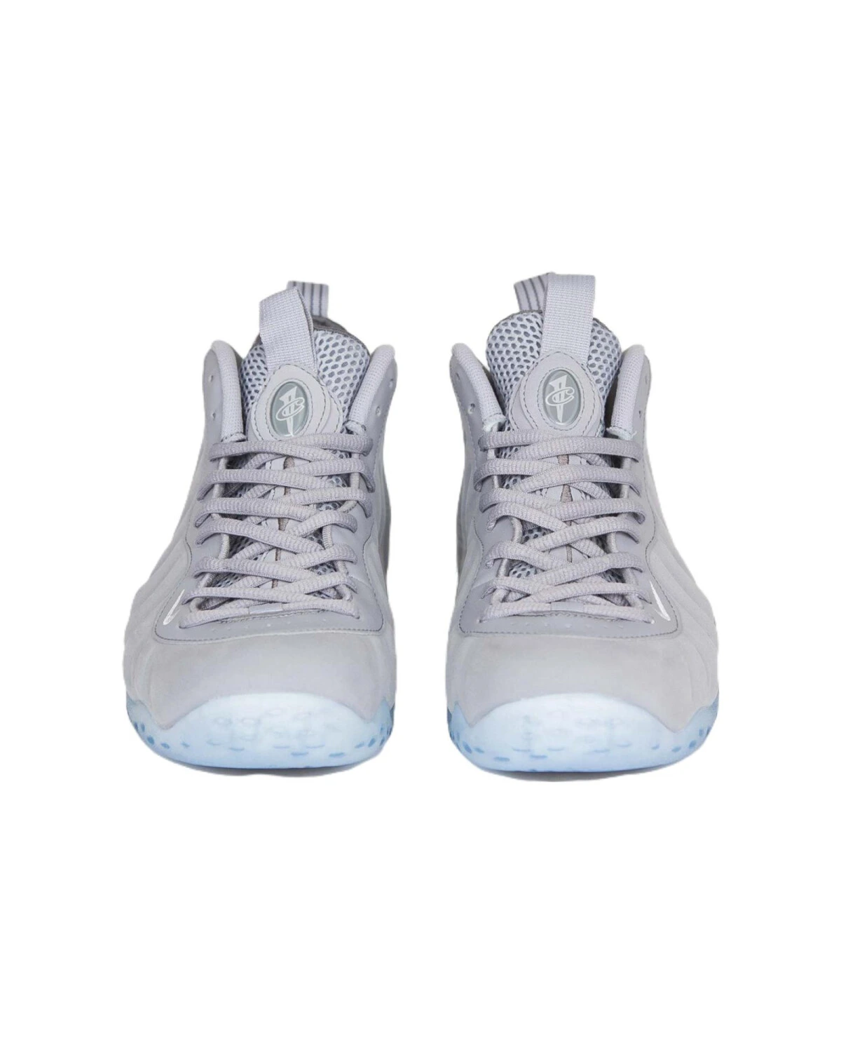 Nike Foamposite One мужские спортивные кроссовки из замши серого цвета картинка